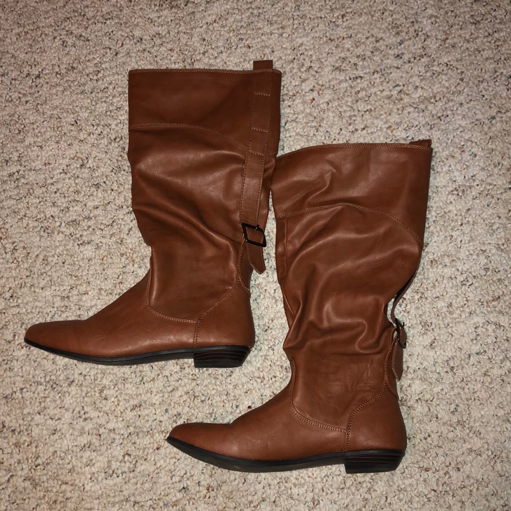 Tan boots